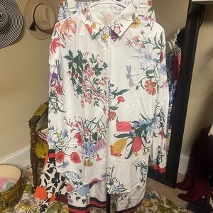 floral outfit sure to make a statement.